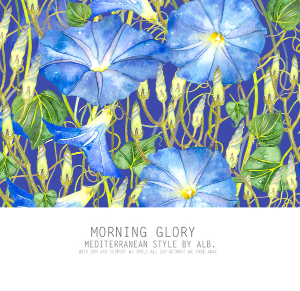 morning glory print