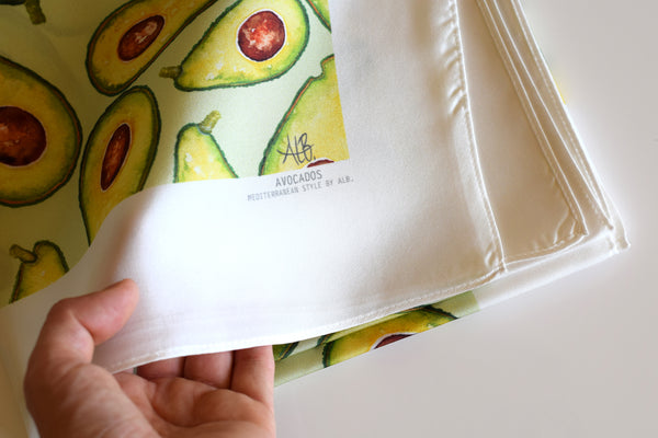 avocado print scarf