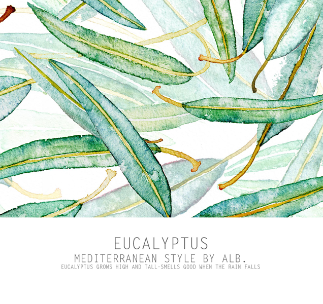eucalyptus art for walls