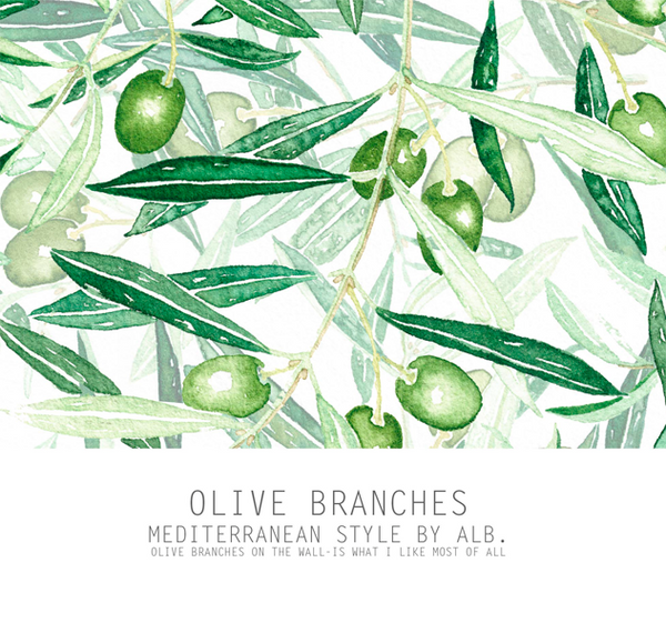 olive branch prints