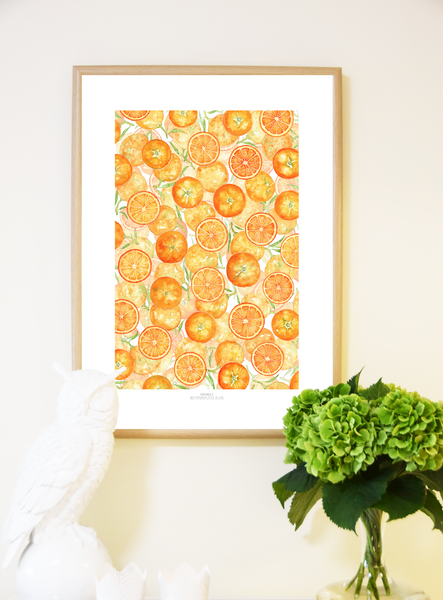 canvas oranges